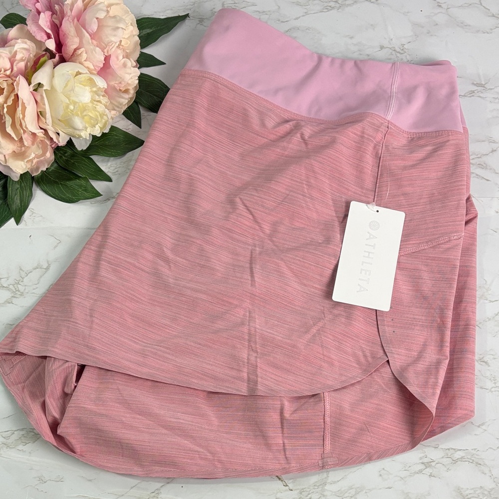 Athleta Women’s Pink Run with it running shorts size 3X new with tags